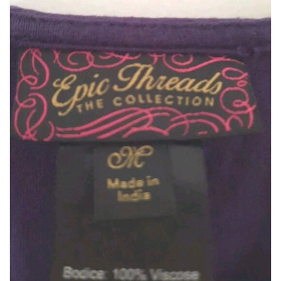 Epic Threads Girls Purple Sparkle Dress – Size M – Party or Holiday Ready - Picture 2 of 5